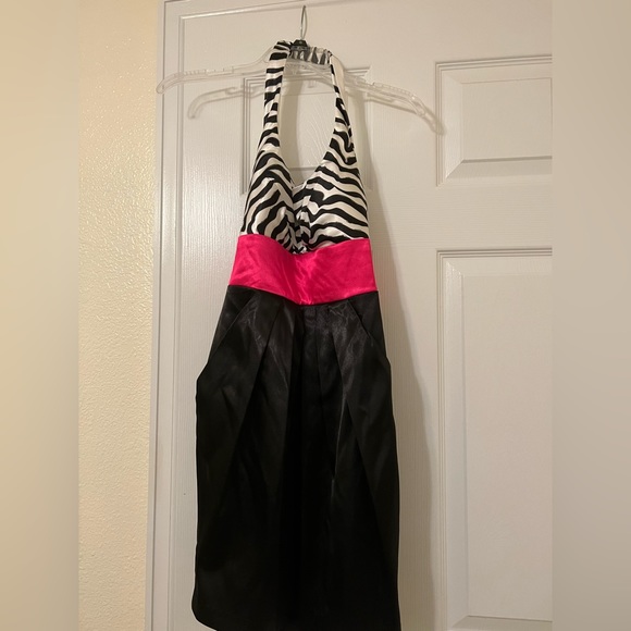 zebra homecoming dress Alyce Paris Zebra Sequin Homecoming Dress 4655